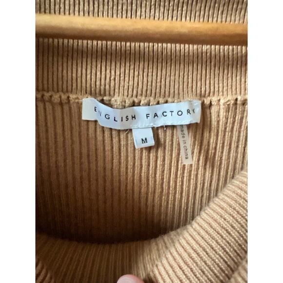 English Factory off the shoulder sweater women's size medium - Picture 5 of 7